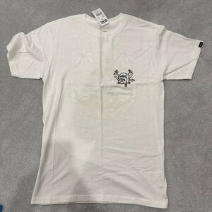 Vans White Short Sleeve Tee with Graphic